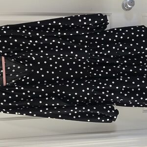 MNG Polka Dot Tiered Dress, size 6